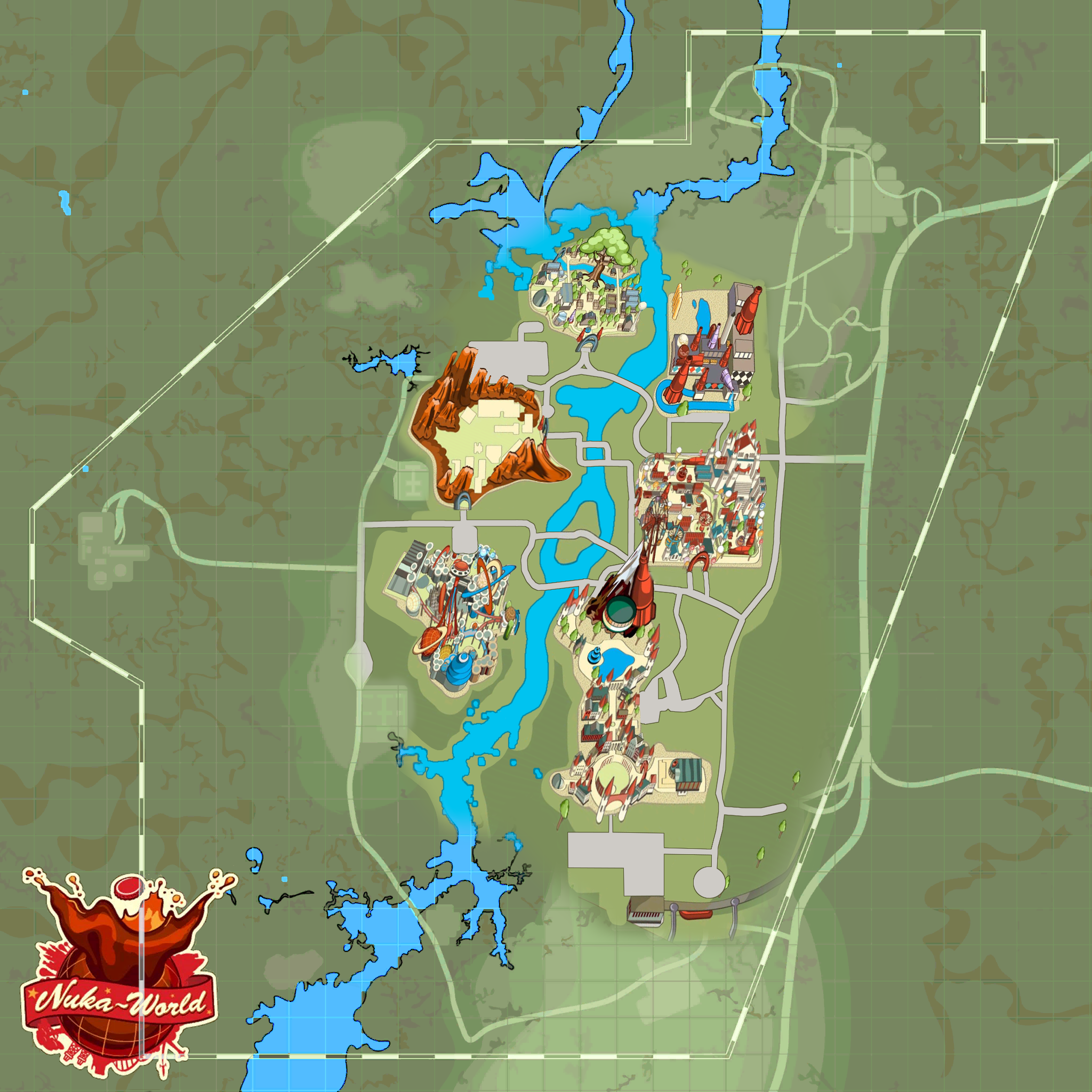 Fallout 4 map of nuka world фото 2